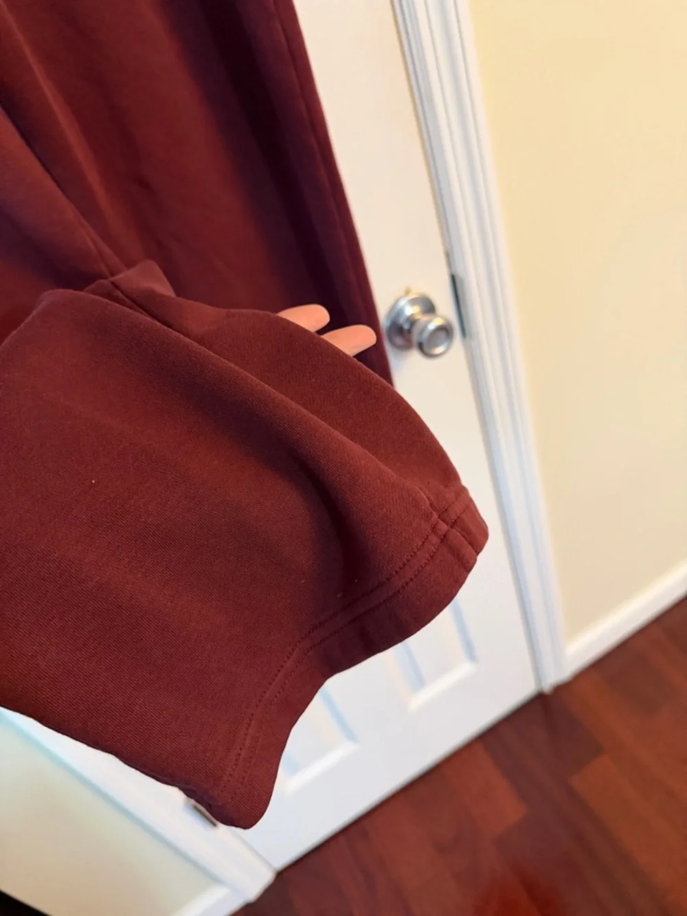 adidas Men's Maroon sweatpants Pants - Picture 4 of 7